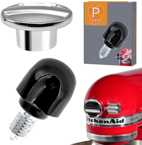 SolidKeus - Bevestigingsdeksel met Schroef voor Keuken Mixer 4.5-5 Quart