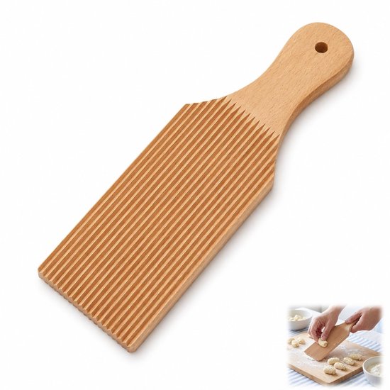 SolidKeus - Gnocchi-plank van Beukenhout voor Ambachtelijke Pasta