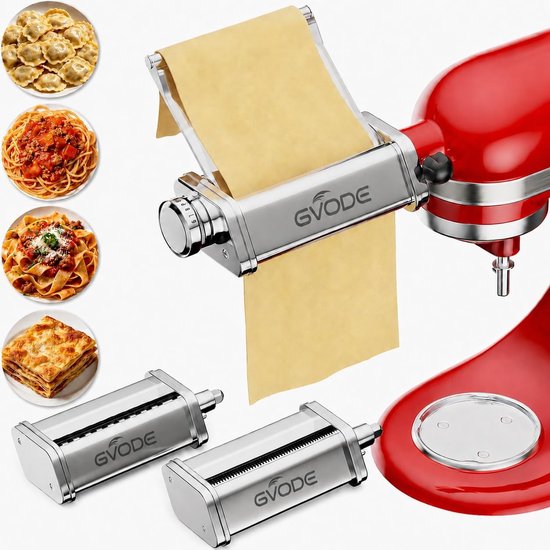 SolidKeus - Pasta-opzetstuk voor Keukenmachines - 3-in-1 Accessoires