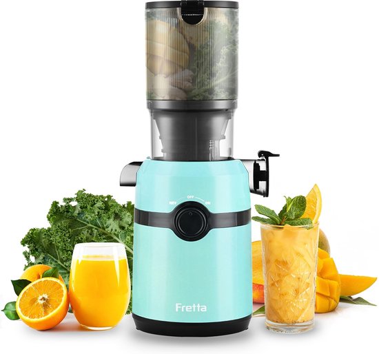 SolidKeus - Slow Juicer met 1L Capaciteit en 108 mm Opening voor Fruit en Groenten