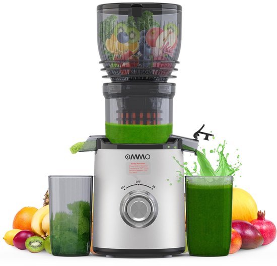 SolidKeus - Slow Juicer voor Fruit en Groenten met 148mm Voedingstuit