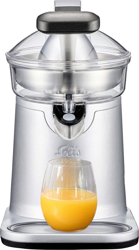 Solis Citrus Press Station 8454 Citruspers Elektrisch - Sinaasappelpers - Zilver van Merkloos