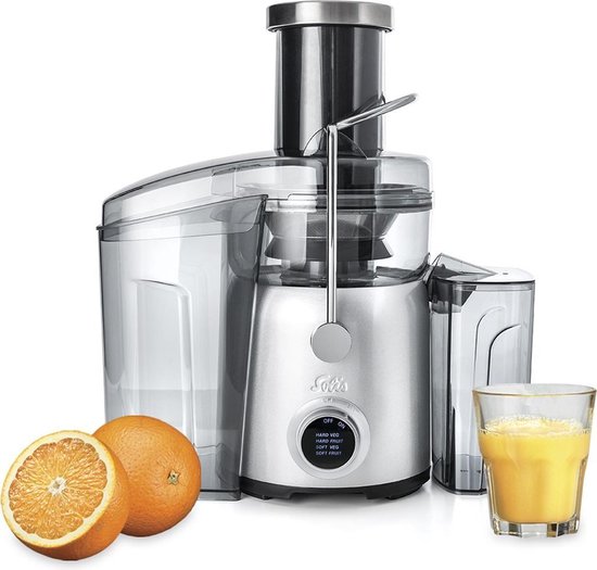 Solis Juice Fountain Compact 8451 - Sapcentrifuge - Juicer - Zilver van SOLIS