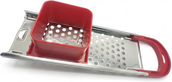 Spaetzle maker - roestvrij staal - met comfort grip handvat - voor authentieke Duitse noedels - ServiceTopper
