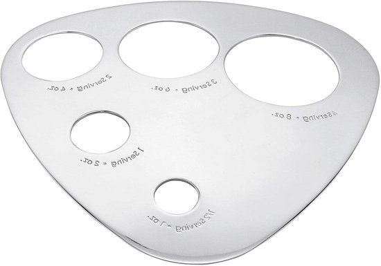 Spaghettimaat - Portieverdeler Pasta - Porties Afmeten - Roestvrij Staal - 15 x 145 x 1 cm - Zilver