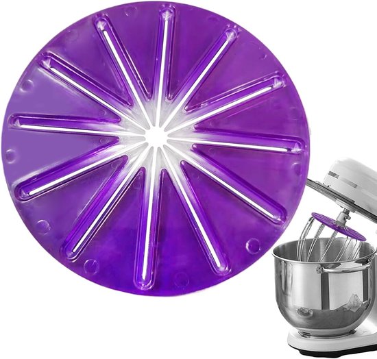 Spatbescherming Blender - Keuken Accessoire - Schoon Koken - Efficiënte Spatwering - 14.5 cm - Paars