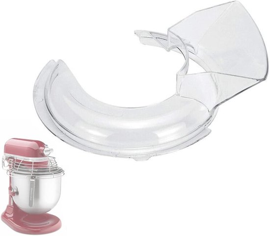 Spatbescherming Mixer - Gietbord Deksel - Schoon Bakken - Met Vulopening - 45 of 5 Qt - Transparant van Merkloos