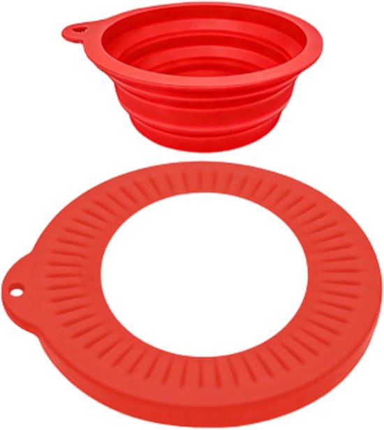 Spatbescherming Mixer - Mixerhoes Beschermhoes - Schoon Mixen - Lekvrij Mengproces - Past 4.3-4.7L - Rood