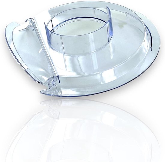 Spatdeksel Keukenmachine - Mengkom Deksel - Schoon Maken - Universele Pasvorm - Ø 244 mm - Transparant