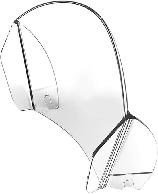 Spatdeksel Mixerkom - Gietdeksel Blender - Schoon Koken - Universele Pasvorm - 20 x 10 x 7 cm - Transparant
