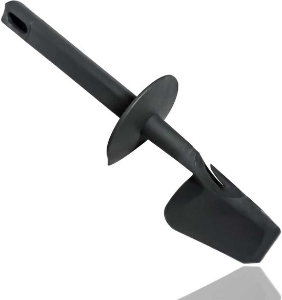 Spatel voor Thermomix TM5 TM6 TM31, deegschraper, reserveonderdeel kunststof spatel, accessoires voor Vorwerk keukenmachine (zwart)