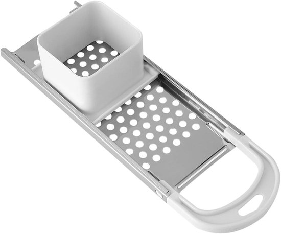 Spätzle Maker - Deegmaker Pastamaker - Zelf Pasta Maken - Roestvrijstalen Bladen - 32.5 cm - Zilver van Merkloos