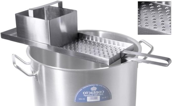 Spätzle Maker - Knoodle Maker - Pasta Maken - Zwaar Kwaliteit - 45.5 cm - Zilver van Merkloos