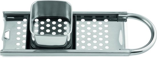Spätzle Schaaf - Knopverzorging Maker - Pasta Maken - Roestvrij Staal - 35 cm - Zilverkleurig van Merkloos