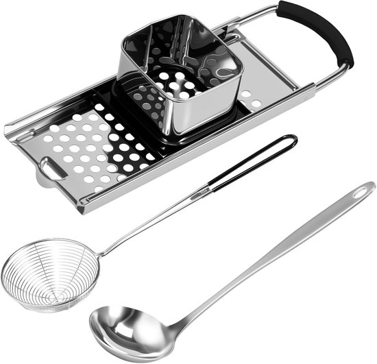 Spätzle Schaaf - Pasta Maker - Verse Pasta Maken - Roestvrij Staal - 32.5 x 11 x 7 cm van Merkloos