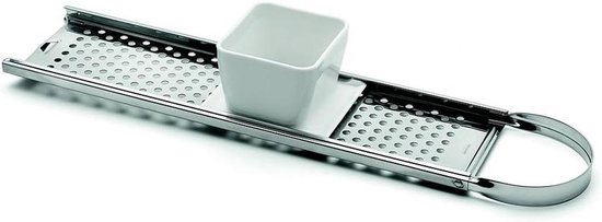 Spätzle Schaaf - Pastamaker Keuken - Zelf Pasta Maken - Kunststof Slee - 54 cm - Zilver Wit