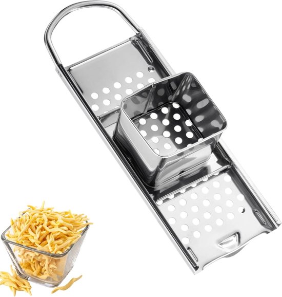 Spätzle snijmachine - Knöpfle rasp - Pasta maken - Roestvrij staal - 315 cm - Zilver