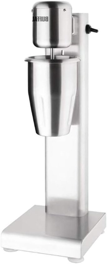 Spindel Mixer - Milkshake Maker - Snelle Drankjes Maken - Geluidsarme Motor - 1 Liter Mok - Zilver
