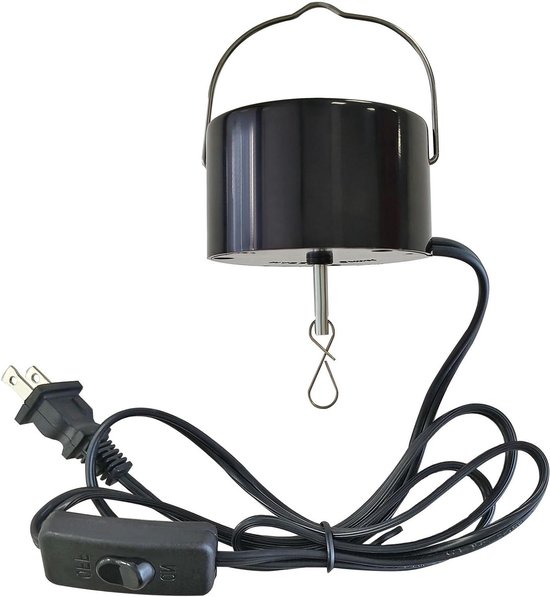 Spinner Motor - Draaibare Motor - Decoratie Draaien - Elektrisch Aangedreven - Tot 2.7kg - Zwart