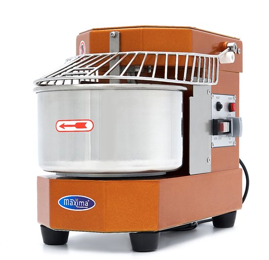 Spiraalkneder - 8 L - 4,5 Kg Deeg - Goudgeel van Maxima