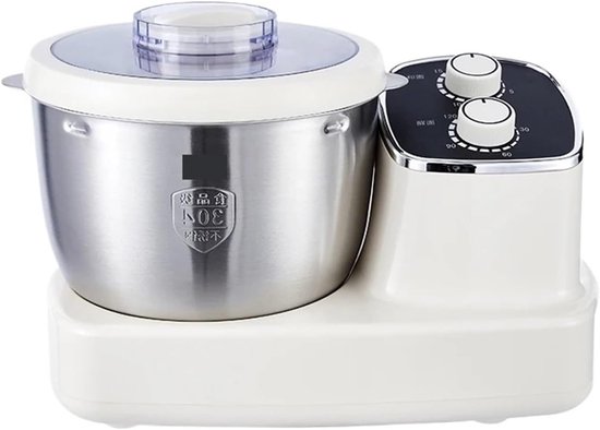 Spiraalmixer - Deegkneder Mixer - Snel Deeg Maken - 1500W Krachtige Motor - 35L Kom - Zilver