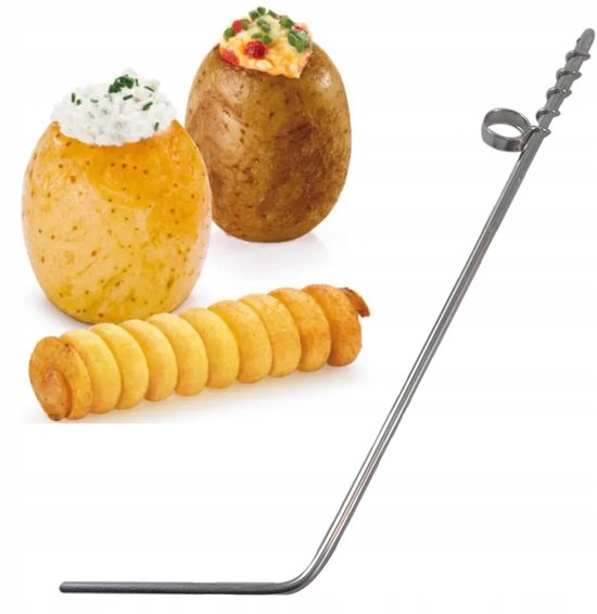 Spiraalsnijder voor Aardappelen en Groenten - Decoratieve Keukenmes