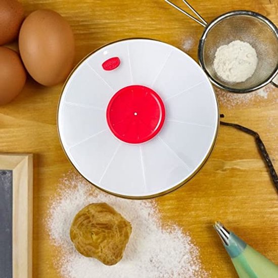 Splash cover Ø 30 cm - voorkomt deegspatten tijdens het mixen en kloppen, geschikt voor kleine en grote kommen van Merkloos