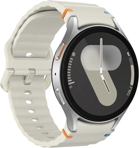 Sportieve Silicone Horlogeband voor Samsung Galaxy Watch 7, 6, 5 en 4 - Geschikt voor 40mm, 44mm, 43mm, 47mm, 42mm en 46mm - Comfortabele en Duurzame Band voor Mannen en Vrouwen