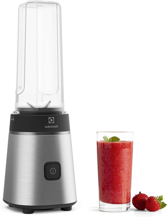 Sports Blender - Persoonlijke Mixer - Gezonde Drankjes Maken - Afneembare Fles - 600 ml - Zilverkleurig
