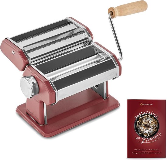 Springlane Pastamachine Nonna incl. Pasta droogrek - Rood van Springlane