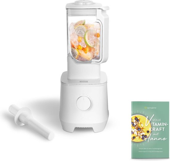 Springlane Power Blender Hanno 2000 W - 2,5 L Tritan Kan - Wit van Merkloos