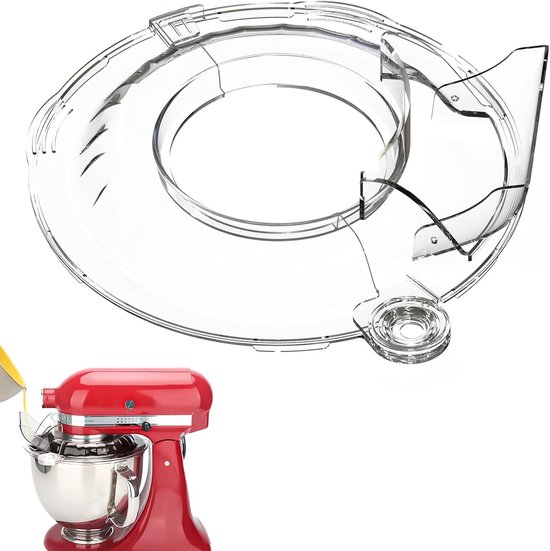 Spritzschutz vervangende spraykap - heldere spatscherm - voor Kitchen Aid 4.5-5 QT - voorkomt spetters - SnelShoppen