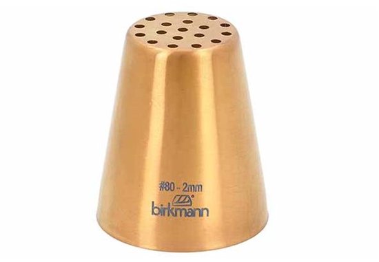 Spuitmondje Spaghetti Nr80 D0,2cm Koperkleur