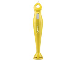 Staafmixer - Dompelmixer Keukenmixer - Soepen en Sauzen Maken - 4 Roestvrijstalen Messen - 375 cm - Geel