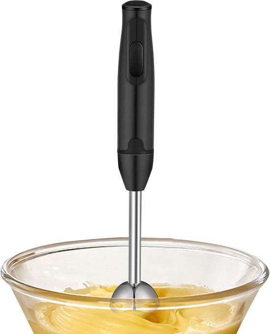 Staafmixer Elektrisch - Handmixer Puree - Keuken Bereidingen - 400 Watt Vermogen - 38 cm Lengte - Zwart