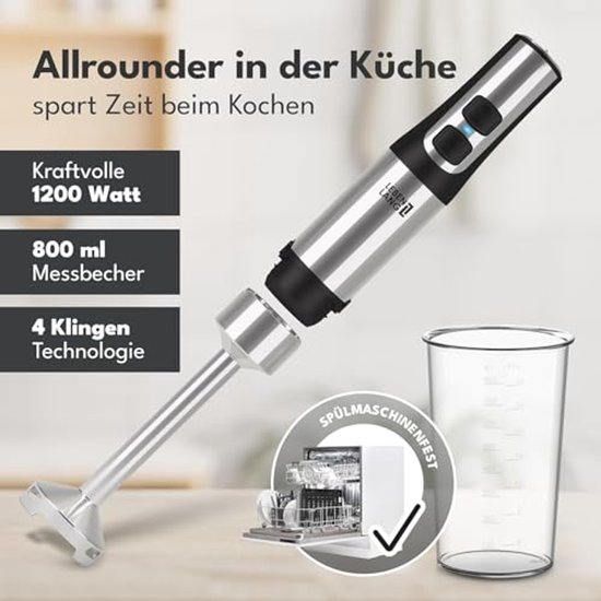 Staafmixer – Handblender – Hakmolen Mixer - keuken accessoire van Merkloos