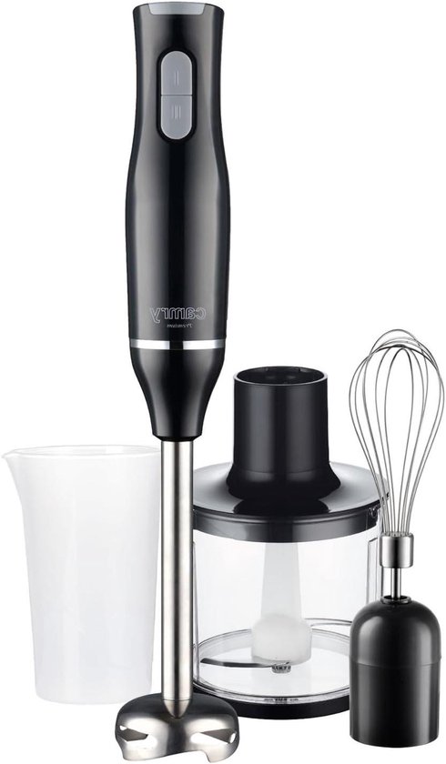 Staafmixer - Handmixer Blender - Keukenbereidingen Maken - Roestvrijstalen Messen - 800 Watt - Zwart