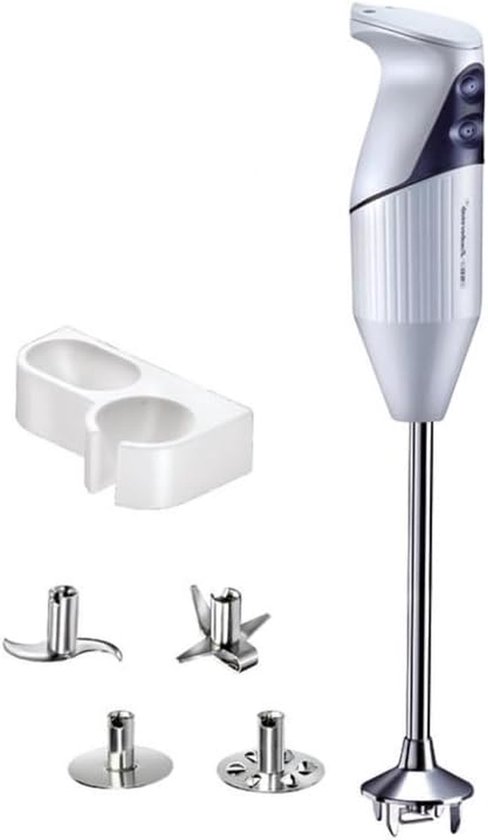 Staafmixer - Handmixer - Keuken Assistent - Roestvrij Staal - 200 Watt - Wit