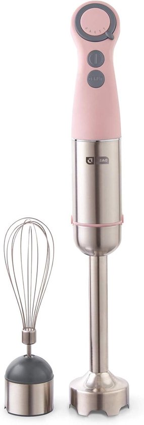 Staafmixer - Handmixer - Keuken Assistentie - 5 Snelheden Turbo - 330 Watt - Roze