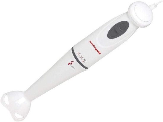 Staafmixer - Handmixer Keukenmixer - Snelle Maaltijden Maken - Variabele Snelheid Turbo - 400 Watt Vermogen - Wit van Merkloos