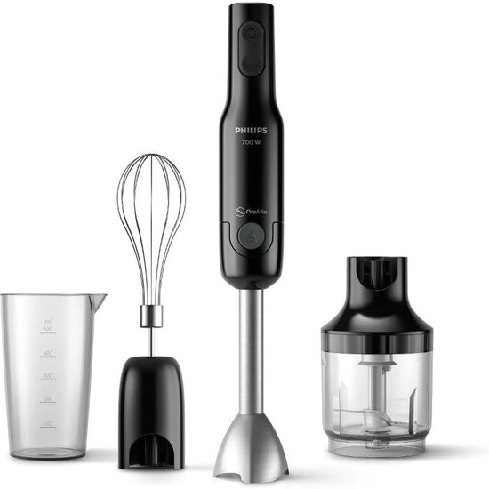 Staafmixer - Handmixer Pureeapparaat - Keuken Assistent - Krachtige 700W Motor - 50x50x28cm - Zwart van Merkloos