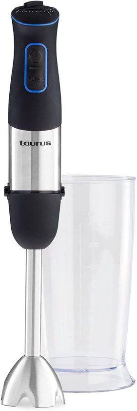 Staafmixer - Keukenapparaat - Eten Bereiden - 20 Snelheden Turbo - 600 ml - Wit Grijs