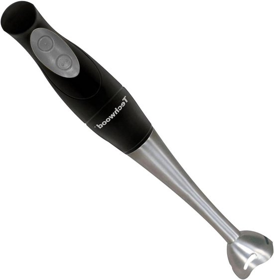 Staafmixer - Keukenmixer - Eten Bereiden - Roestvrijstalen Basis - 39 cm - Zwart van Merkloos