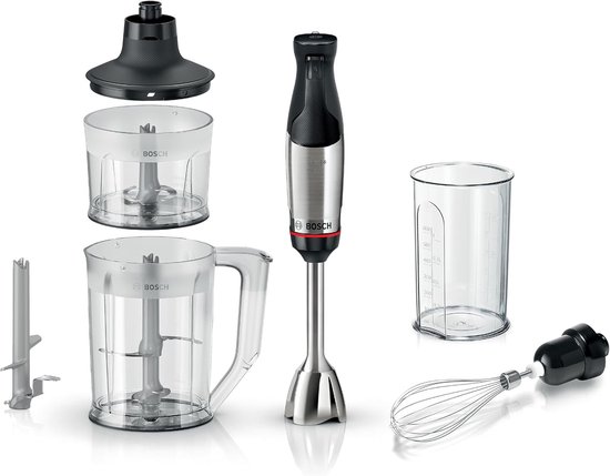 Staafmixer - Keukenmixer Handmixer - Snel Ingrediënten Maken - Keramische Koppeling Luchtgekoeld - 39.5 cm Hoog - Roestvrij Staal van Merkloos