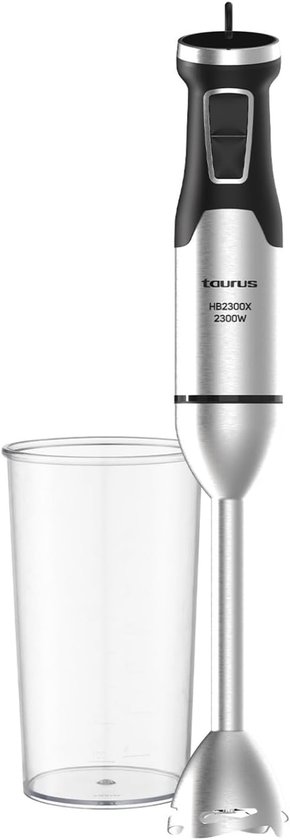 Staafmixer - Keukenmixer - Snel Mixen - 2300W Real Power - 41cm Hoog - Zwart Metaal van Merkloos