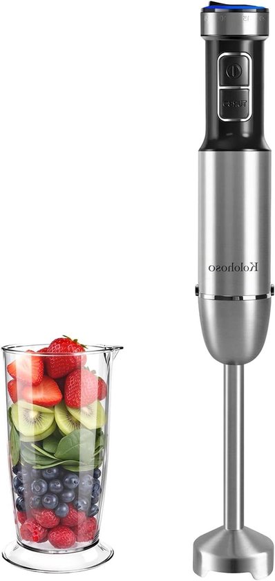 Staafmixer - Keukenmixer - Soepen Maken - 25 Snelheden Turbostand - 700 ml Beker - Zwart