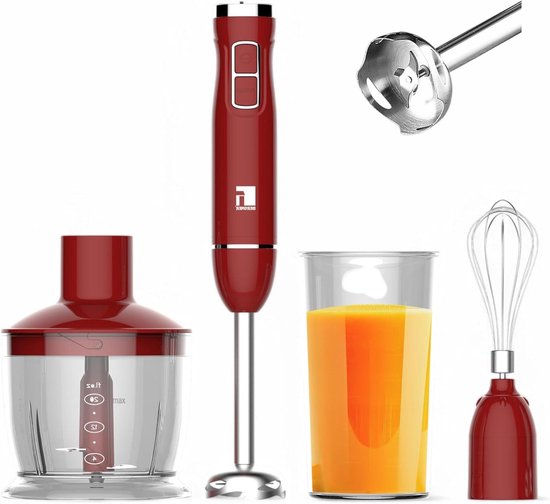 Staafmixer - Mixer Blender - Keukenbereidingen - Krachtige 1000W motor - 600 ml maatbeker - Bruin van Merkloos