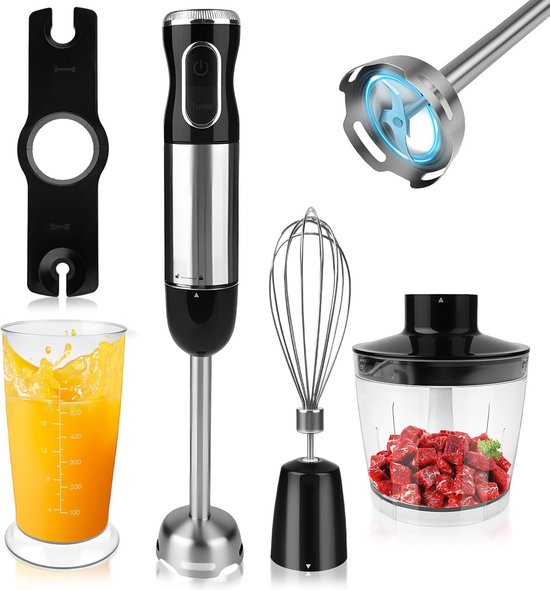Staafmixer Set - Hakmolen - Groentesnijder - Soepmaker - Keukenmachine van Merkloos