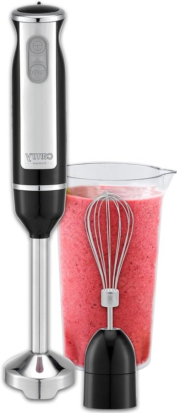 Staafmixer Set - Handmixer Blender - Gezonde Gerechten Maken - 1000 Watt Vermogen - 600 ml Beker - Roestvrij Staal