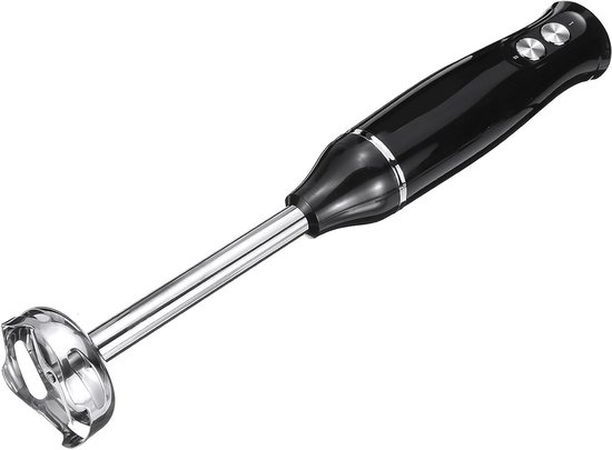 Staafmixer Set - Keukenmixer Accessoires - Maaltijden Bereiden - Volledig RVS Staaf - 500 Watt - Zwart